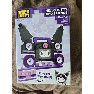 BRICK CRAFT HELLO KITTY  KUROMI BOOMBOX 142 PIECES